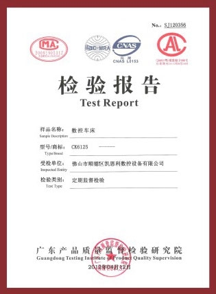 檢驗(yàn)報(bào)告