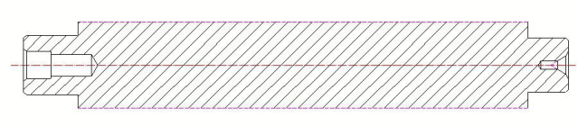 加工:同時(shí)加工端面、外圓、倒角、內(nèi)孔、中心孔。