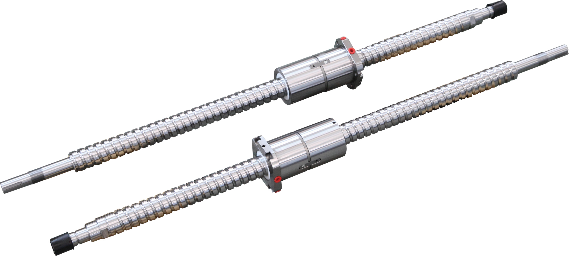 高剛性、高精度、高速度的進(jìn)口臺(tái)灣上銀或銀泰P級(jí)線性滑軌，C3精密滾珠絲桿，專用日本NSK/德國(guó)FAG絲桿軸承。
