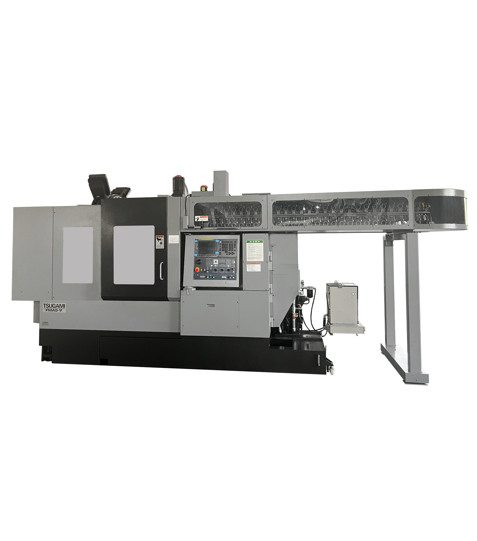 CNC臥式加工中心FMA5-Ⅴ（品牌：日本津上） 機(jī)床結(jié)構(gòu)主圖與結(jié)構(gòu)圖
