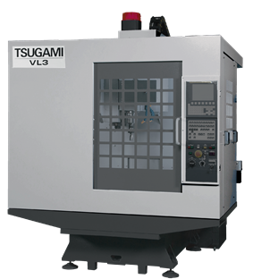 精密加工中心&nbsp; VL3（品牌：日本津上）&nbsp; &nbsp;機床結(jié)構(gòu)主圖與結(jié)構(gòu)圖