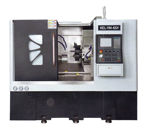 kel-Ym-6SY CNC雙主軸單動力刀塔車銑復合數(shù)控車床  